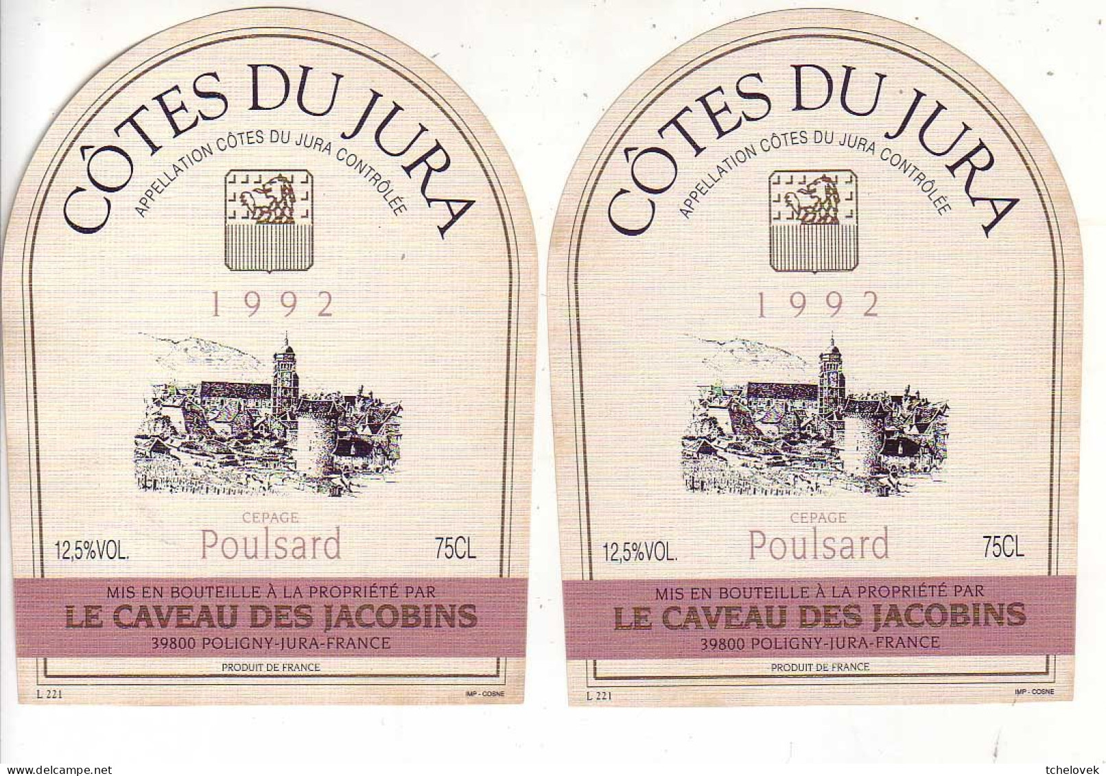 (Divers). Vin. Lot De 17 étiquettes. Jura Corse - Lots & Sammlungen