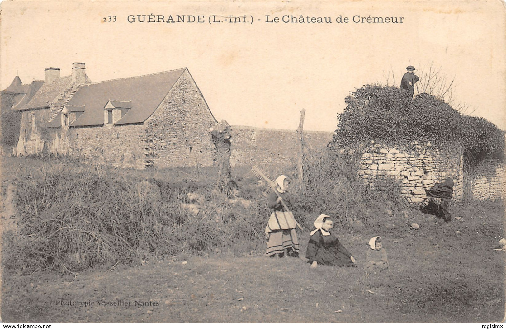 44-GUERANDE-CHÂTEAU DU CREMEUR-N°365-B/0079 - Guérande