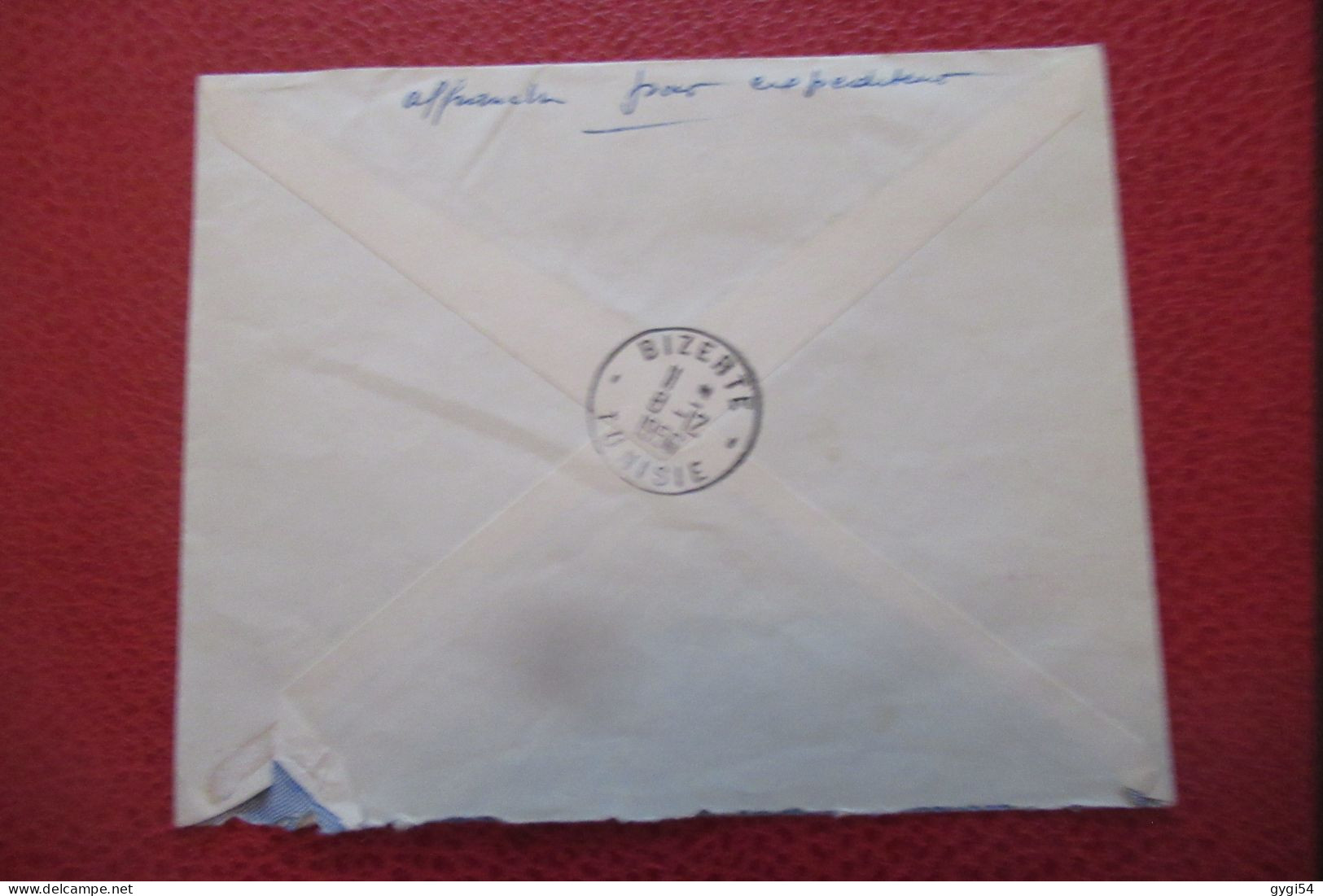 FRANCE LETTRE RECOMMANDEE  Du  06 15 1956   Venelles Pour Bizerte - Lettres & Documents