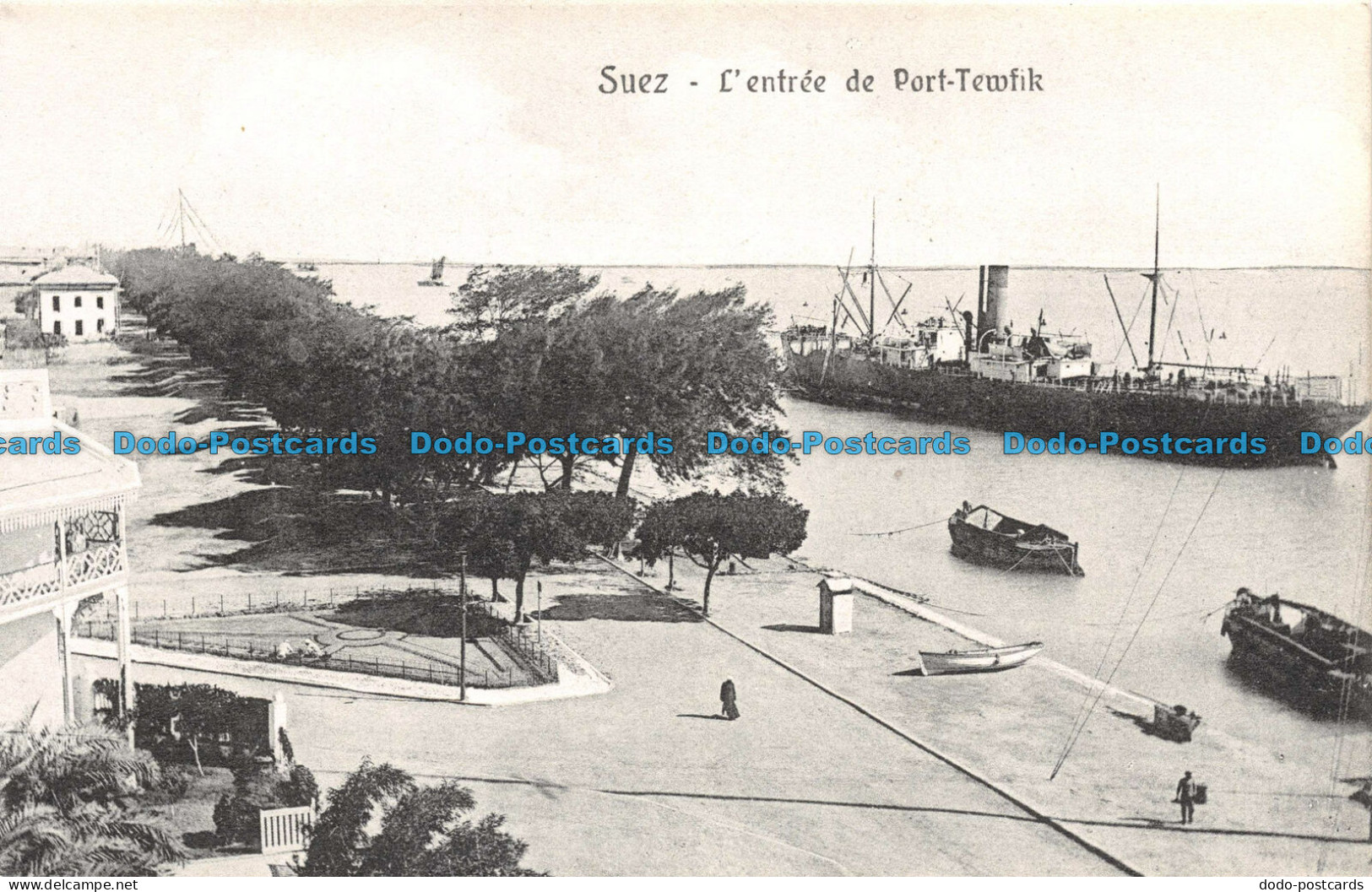 R110986 Suez. L Entree De Port Tewfik - Welt