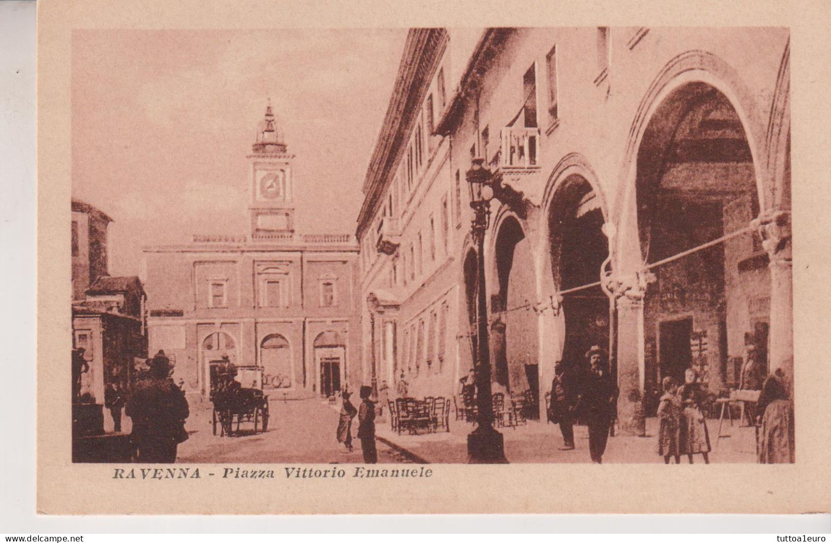 RAVENNA  PIAZZA VITTORIO EMANUELE  NO VG - Ravenna