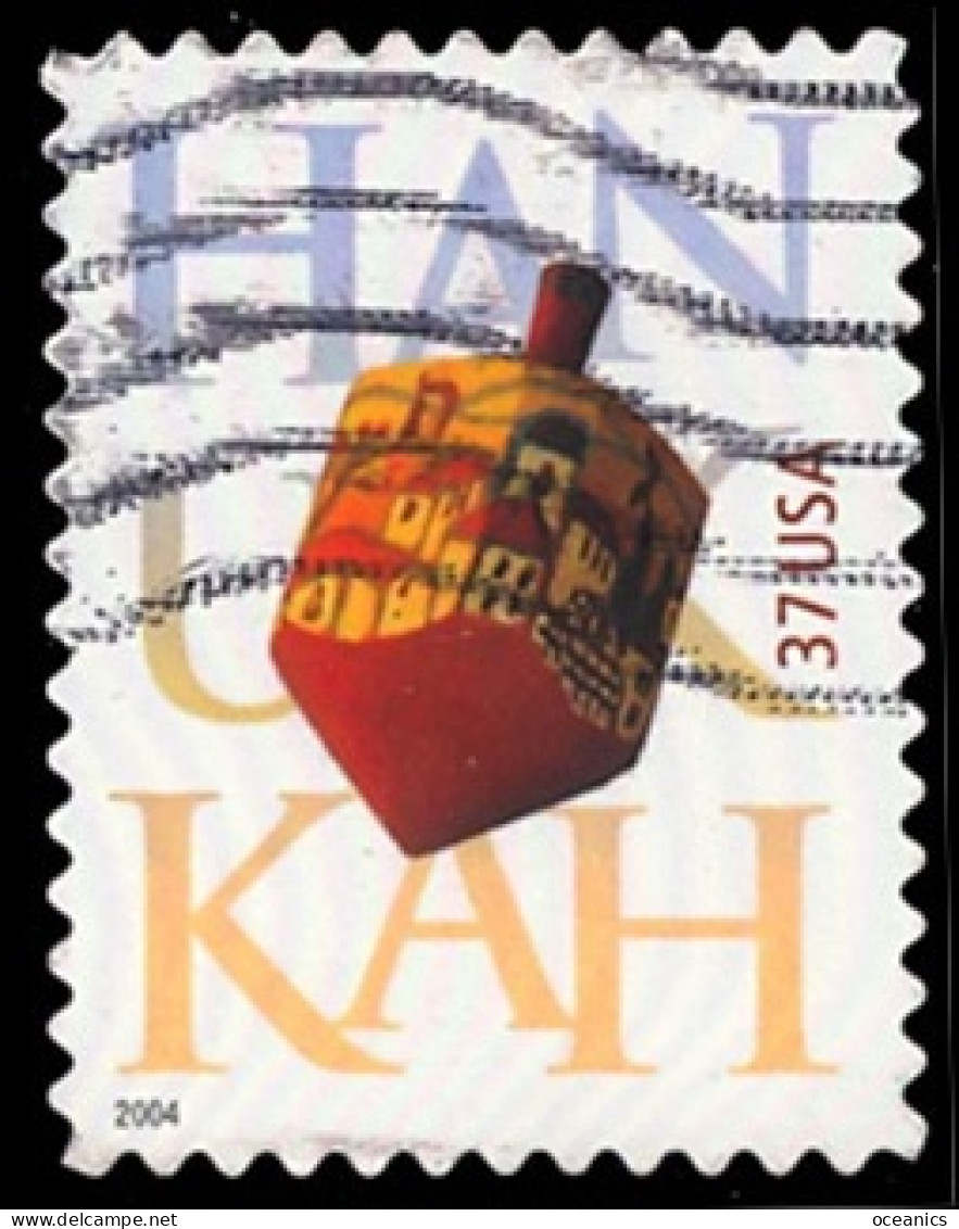 Etats-Unis / United States (Scott No.3880 - HANUKKAH 37¢) (o) - Oblitérés