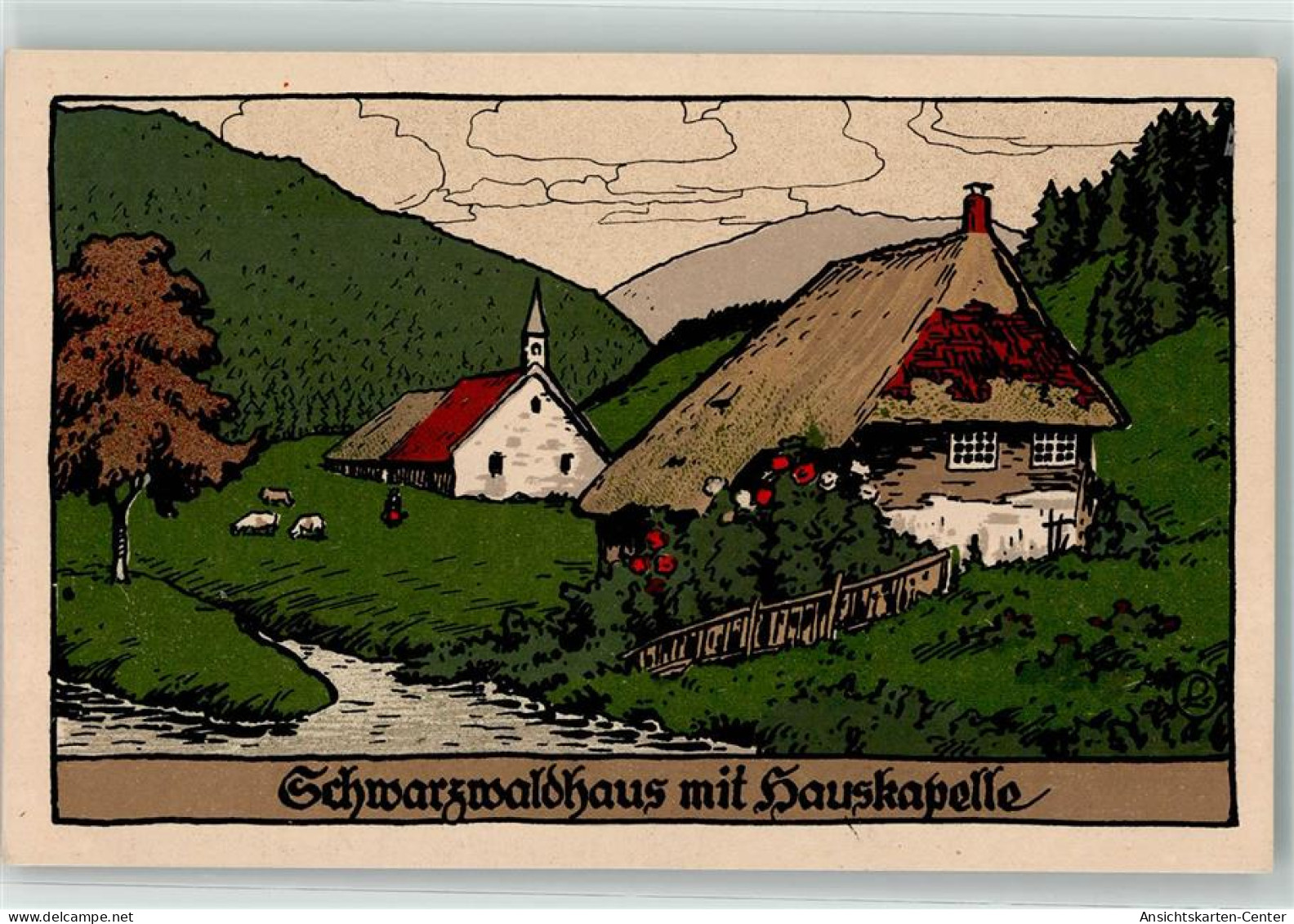 13927411 - Mit Kapelle Verlag Otto Ebner Nr. 507 AK - Hochschwarzwald