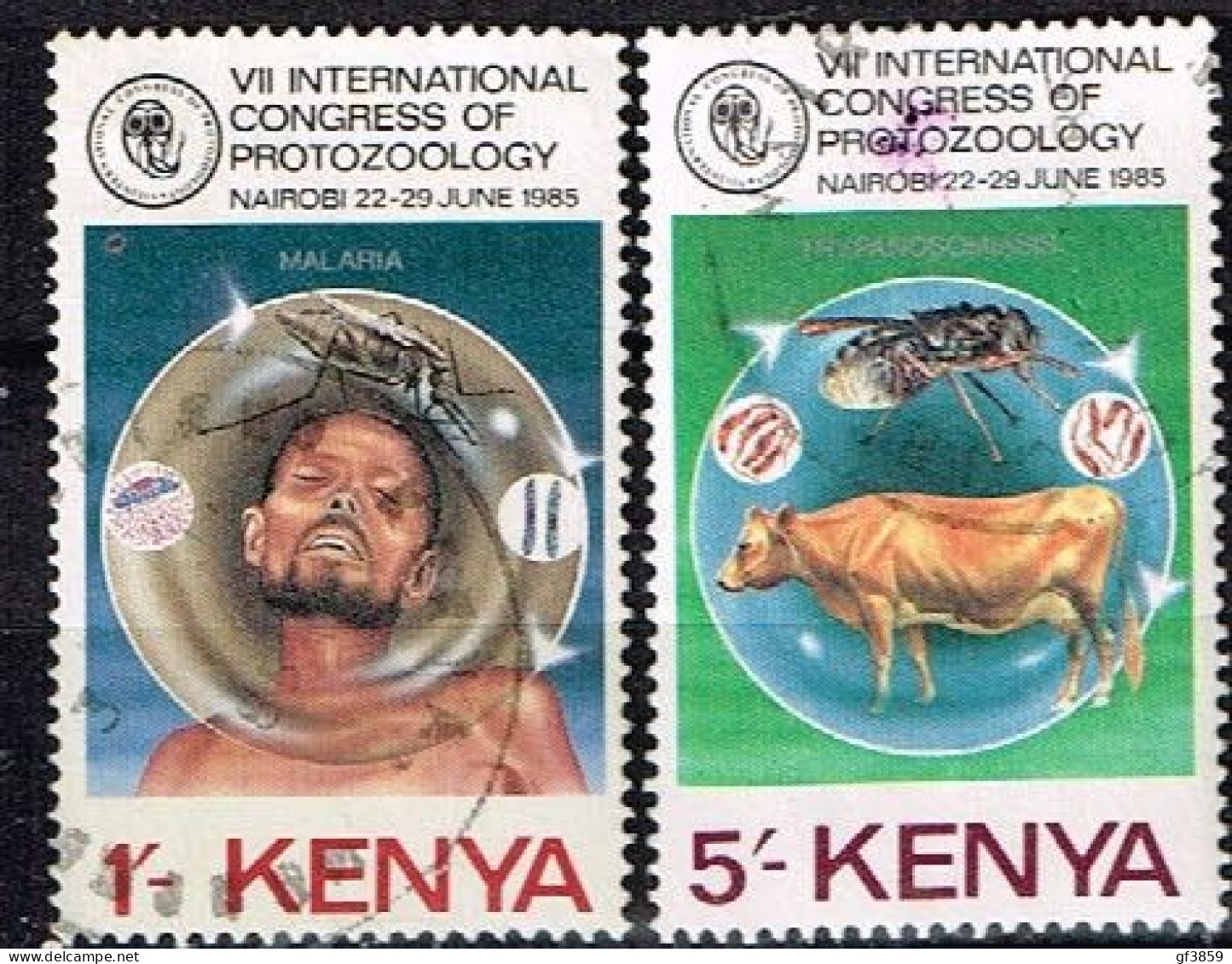 KENYA / Oblitérés / Used / 1985 - Protozoologie - Kenya (1963-...)