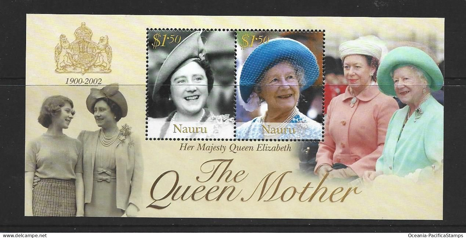 Nauru 2002 Queen Mother Memorial Miniature Sheet MNH - Nauru