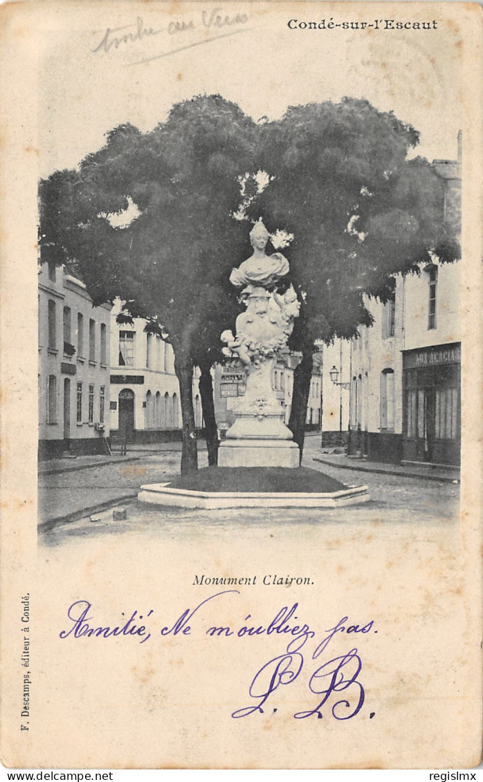 59-CONDE SUR L ESCAUT-N°370-A/0187 - Autres & Non Classés