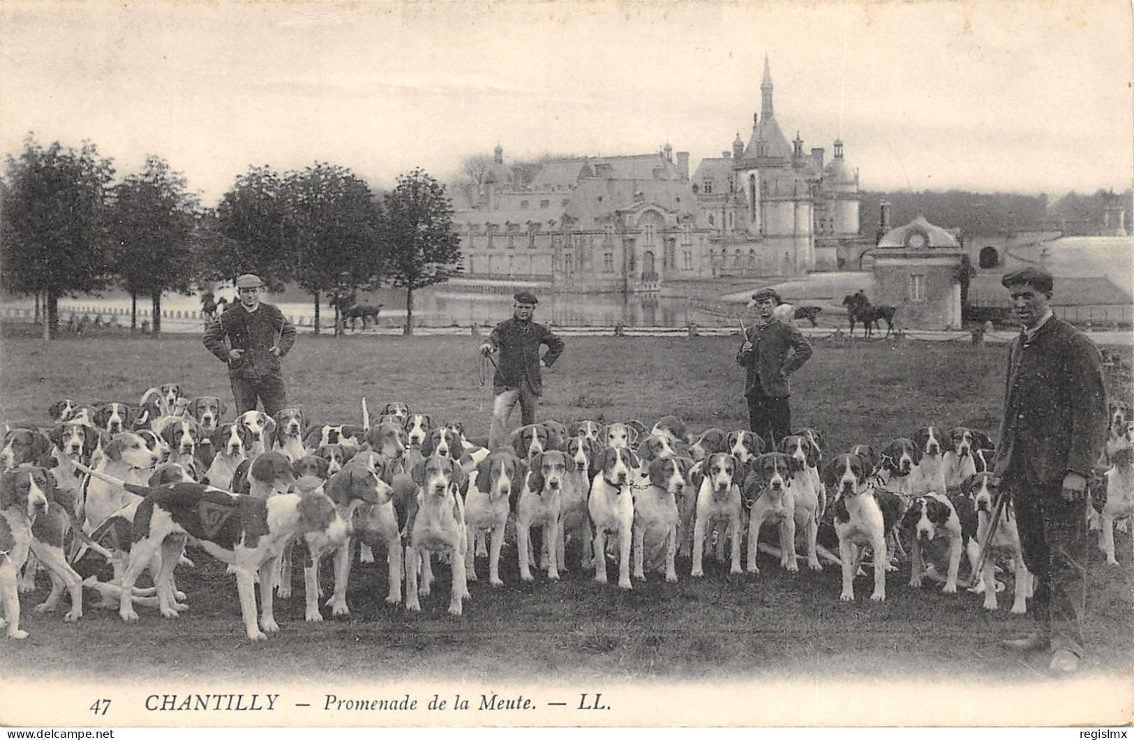 60-CHANTILLY-CHASSES A COURRE-N°370-F/0239 - Chantilly