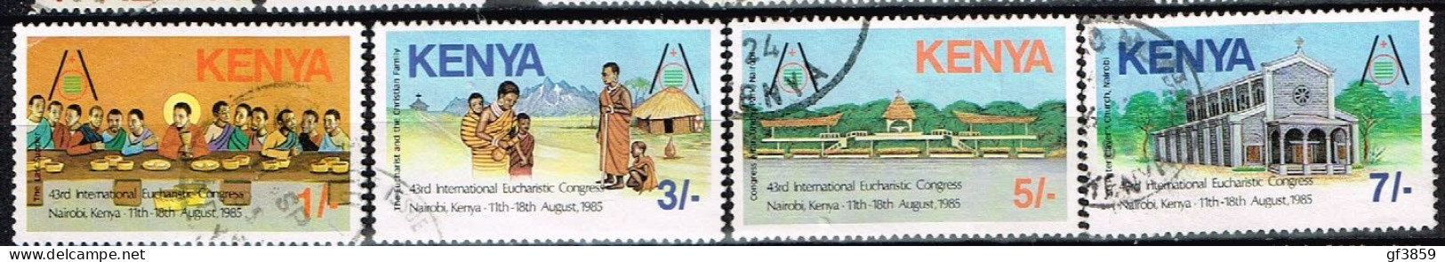 KENYA / Oblitérés / Used / 1985 - Congrès Eucharistique International - Kenya (1963-...)