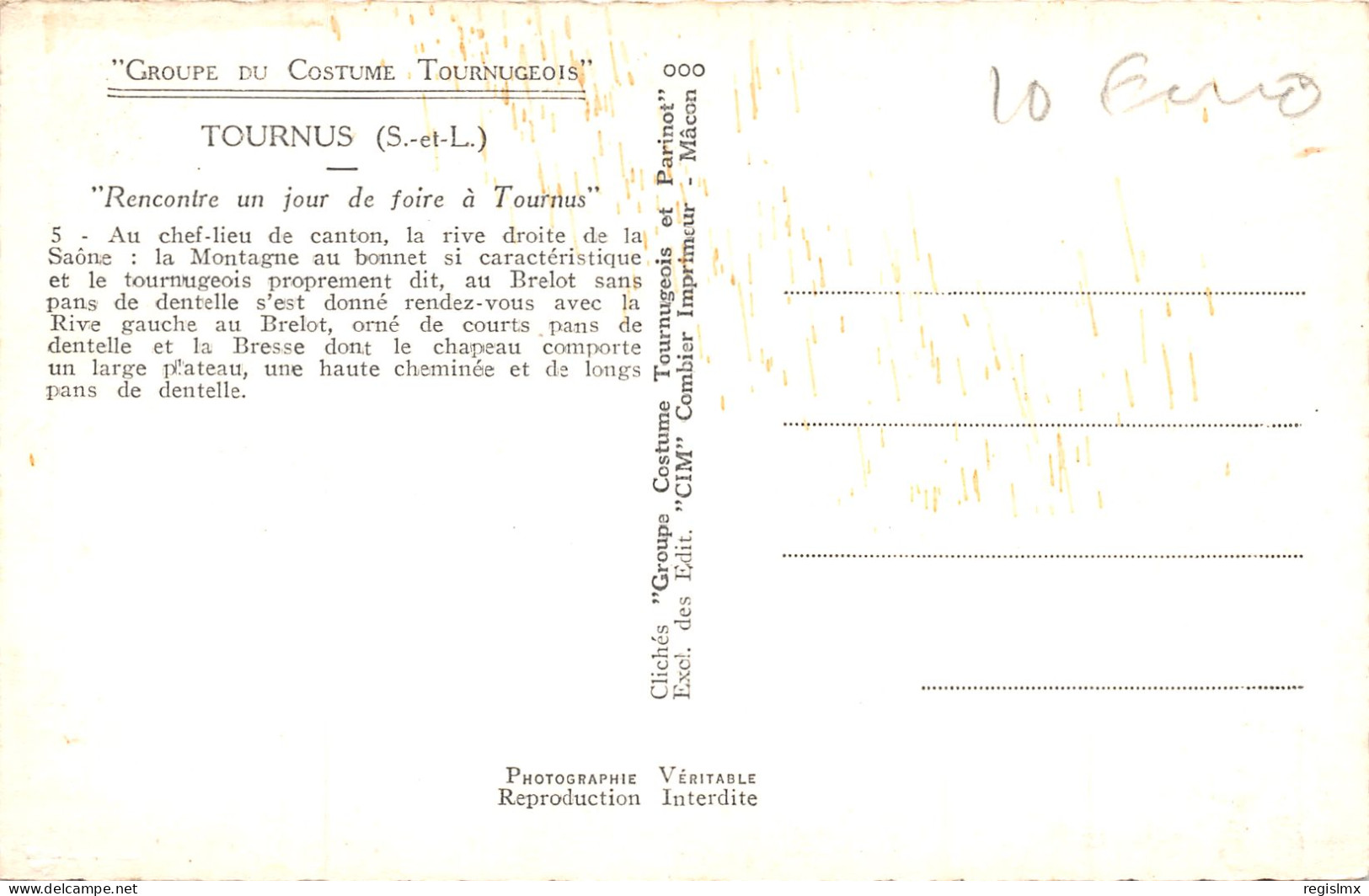 71-TOURNUS-COIFFE-N°373-D/0265 - Andere & Zonder Classificatie