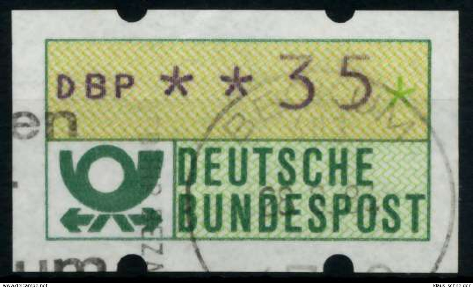 BRD ATM 1981 Nr 1-1-035 Gestempelt X9702B2 - Automaatzegels [ATM]