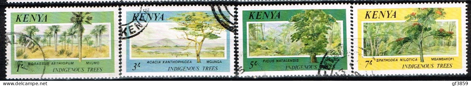 KENYA / Oblitérés / Used / 1986 - Arbres - Kenya (1963-...)