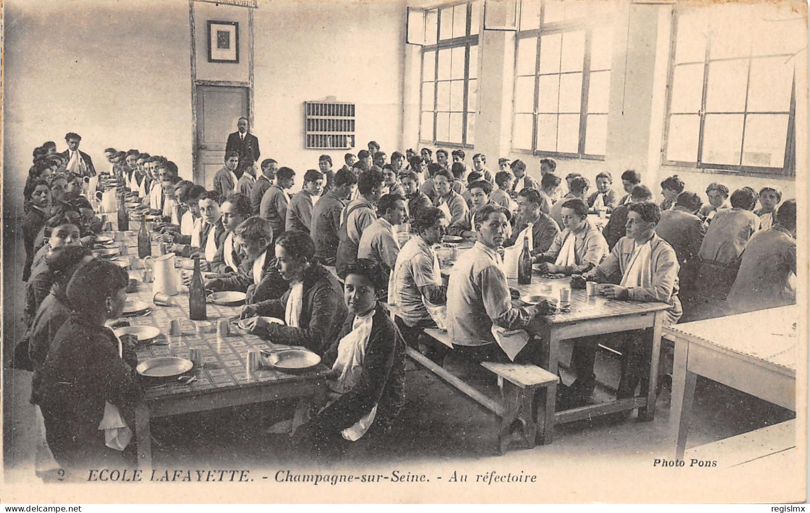 77-CHAMPAGNE SUR SEINE-ECOLE LAFAYETTE-N°374-G/0339 - Champagne Sur Seine