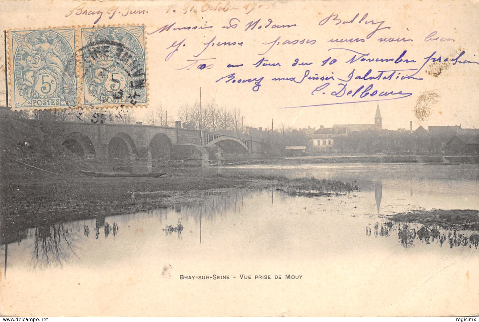 77-BRAY SUR SEINE-N°374-G/0195 - Bray Sur Seine