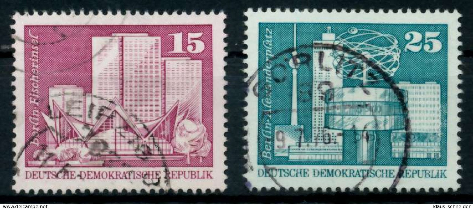 DDR DS AUFBAU IN DER Nr 1853-1854 Gestempelt X691612 - Used Stamps