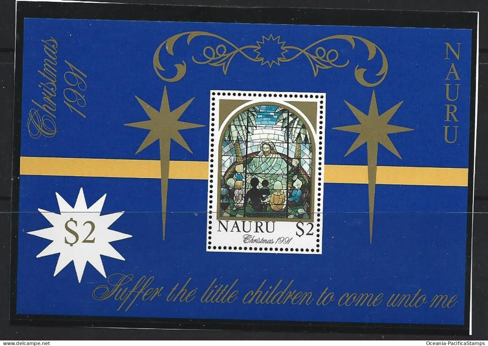 Nauru 1991 Christmas Miniature Sheet MNH - Nauru