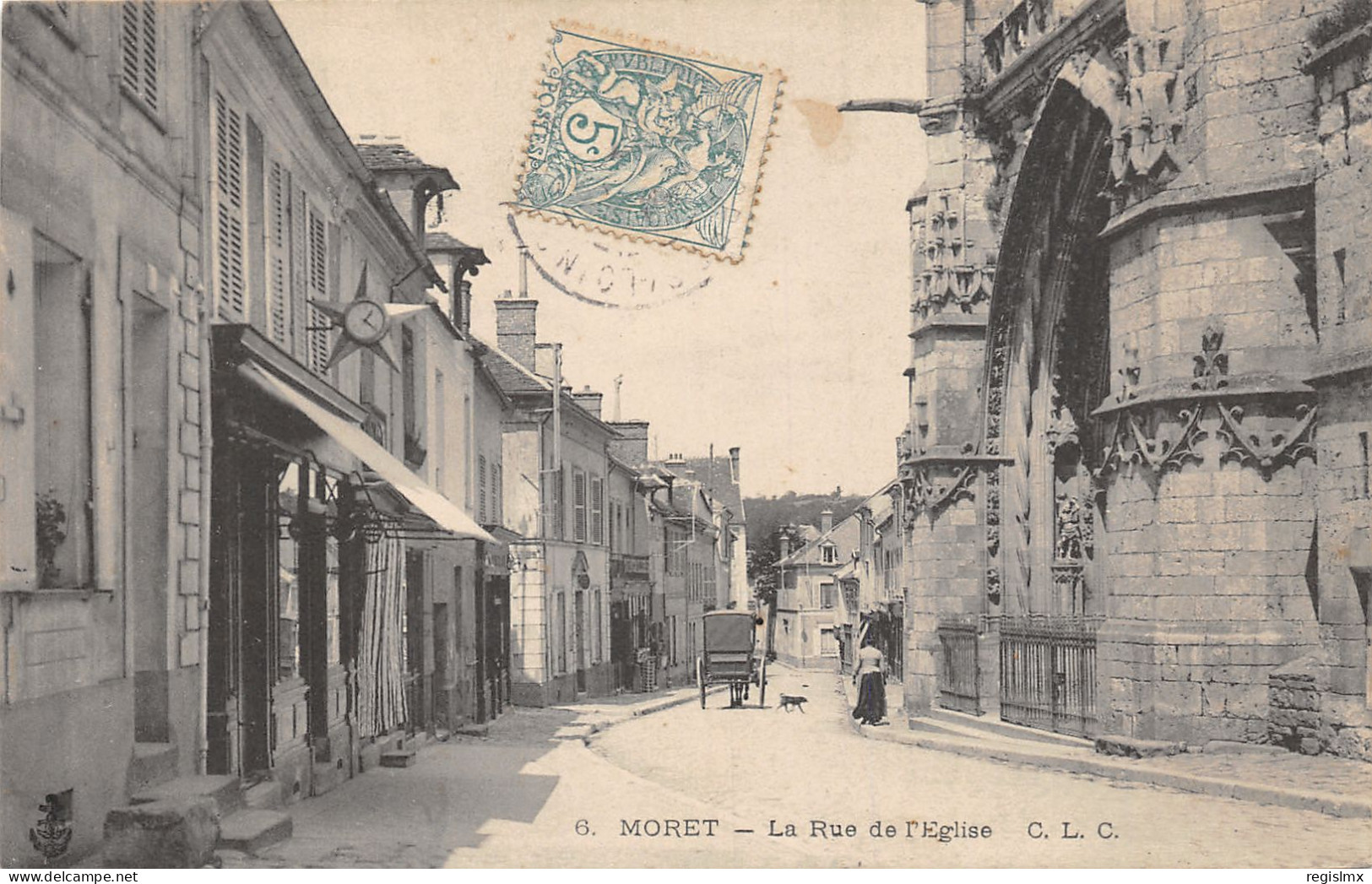 77-MORET SUR LOING-N°375-G/0265 - Moret Sur Loing