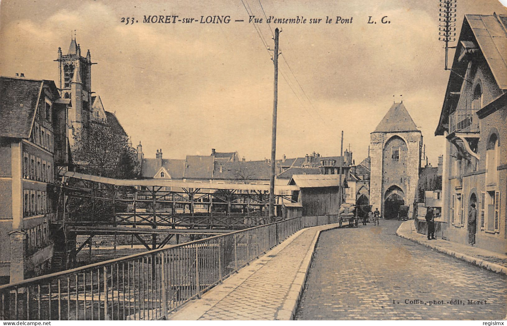 77-MORET SUR LOING-N°375-G/0257 - Moret Sur Loing