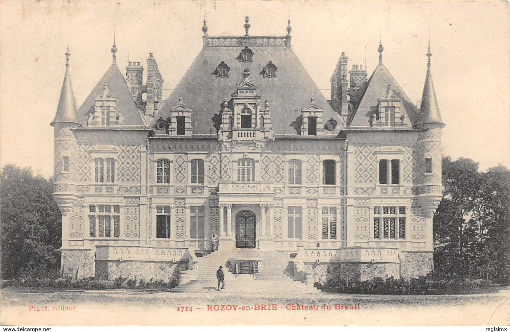 77-ROZOY EN BRIE-CHÂTEAU DU BREUIL-N°376-C/0171 - Rozay En Brie