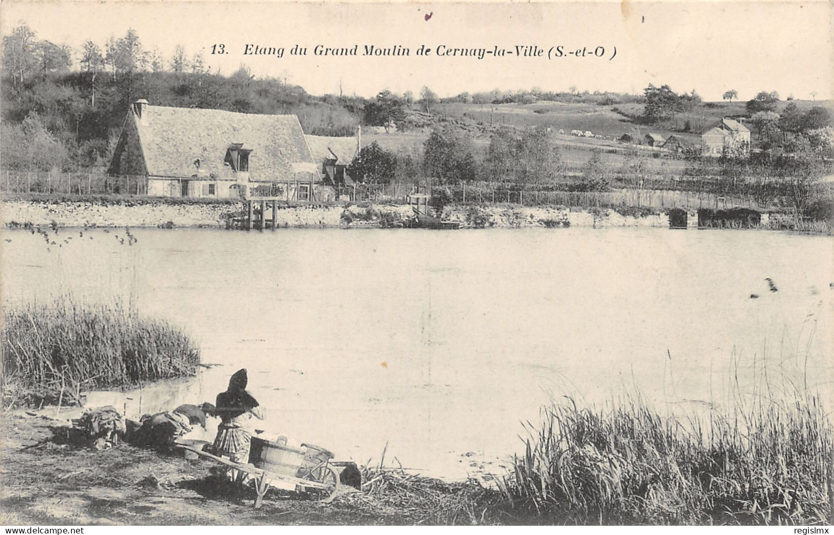 78-CERNAY LA VILLE-ETANG DU GRAND MOULIN-N°376-F/0003 - Cernay-la-Ville