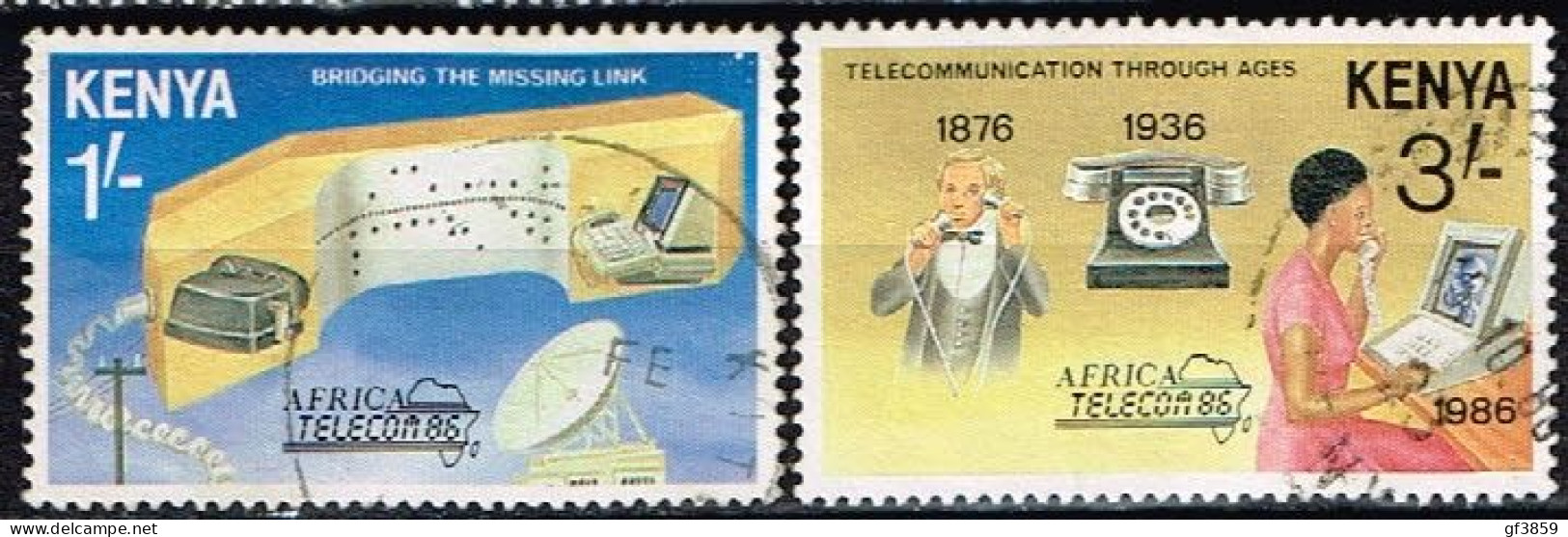 KENYA / Oblitérés / Used / 1986 - Télécommunications - Kenya (1963-...)
