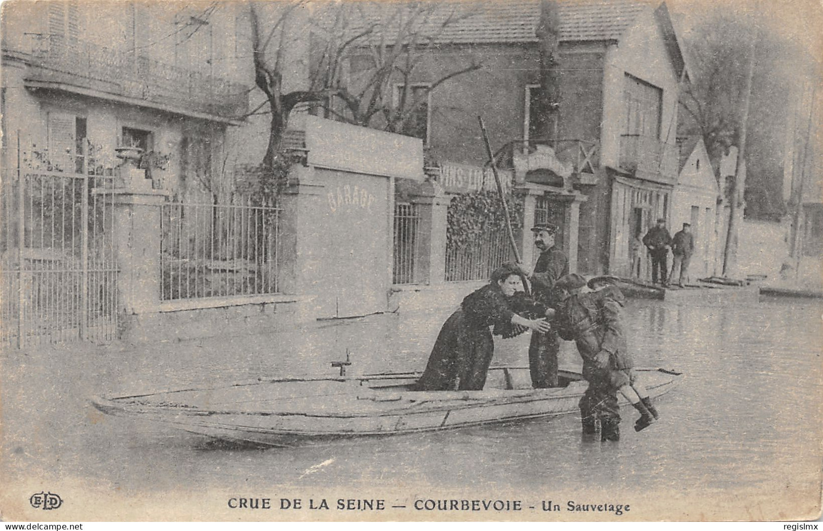 92-COURBEVOIE-CRUE DE LA SEINE-N°379-D/0239 - Courbevoie