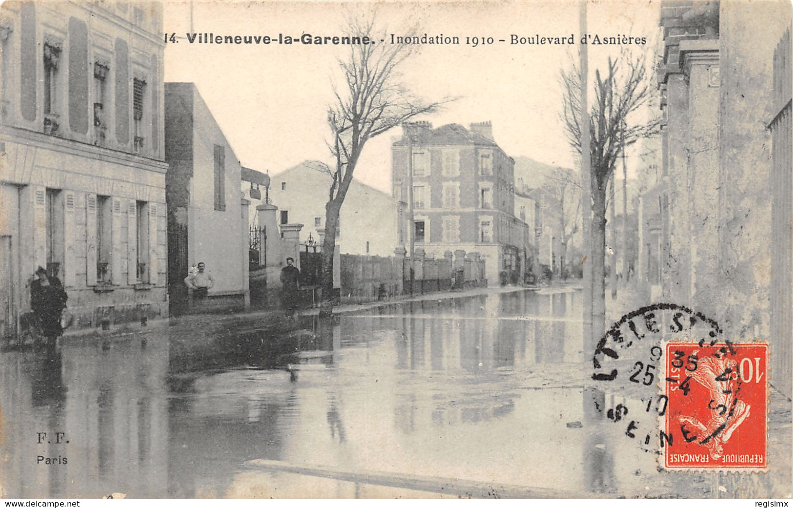 92-VILLENEUVE LA GARENNE-CRUE DE LA SEINE-N°379-F/0339 - Villeneuve La Garenne