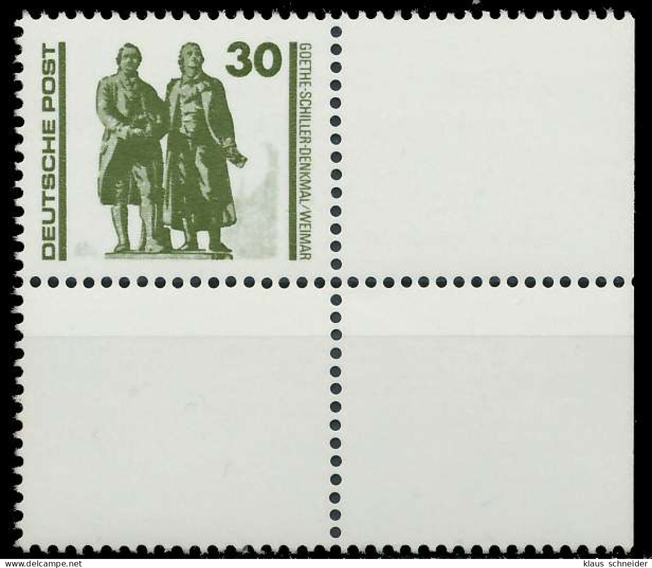 DDR DS BAUWERKE DENKMÄLER Nr 3345 Postfrisch ECKE-URE X05152A - Unused Stamps