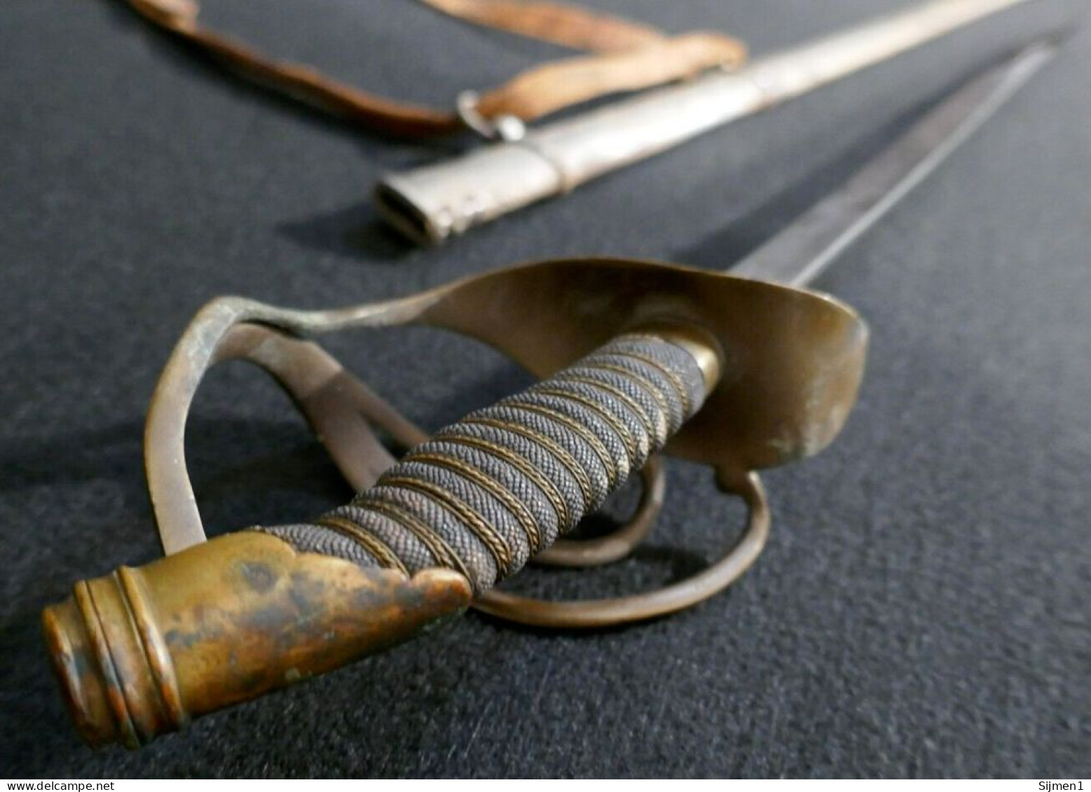 WKC Officiers pour enfants de l'armée impériale allemande prussienne de la Première Guerre mondiale M1889 Robe épée Kind