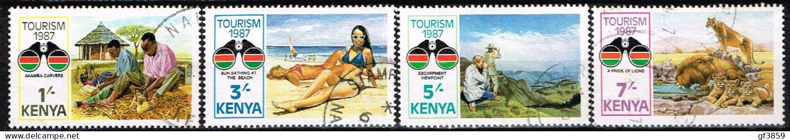 KENYA / Oblitérés / Used / 1987 - Tourisme - Kenya (1963-...)