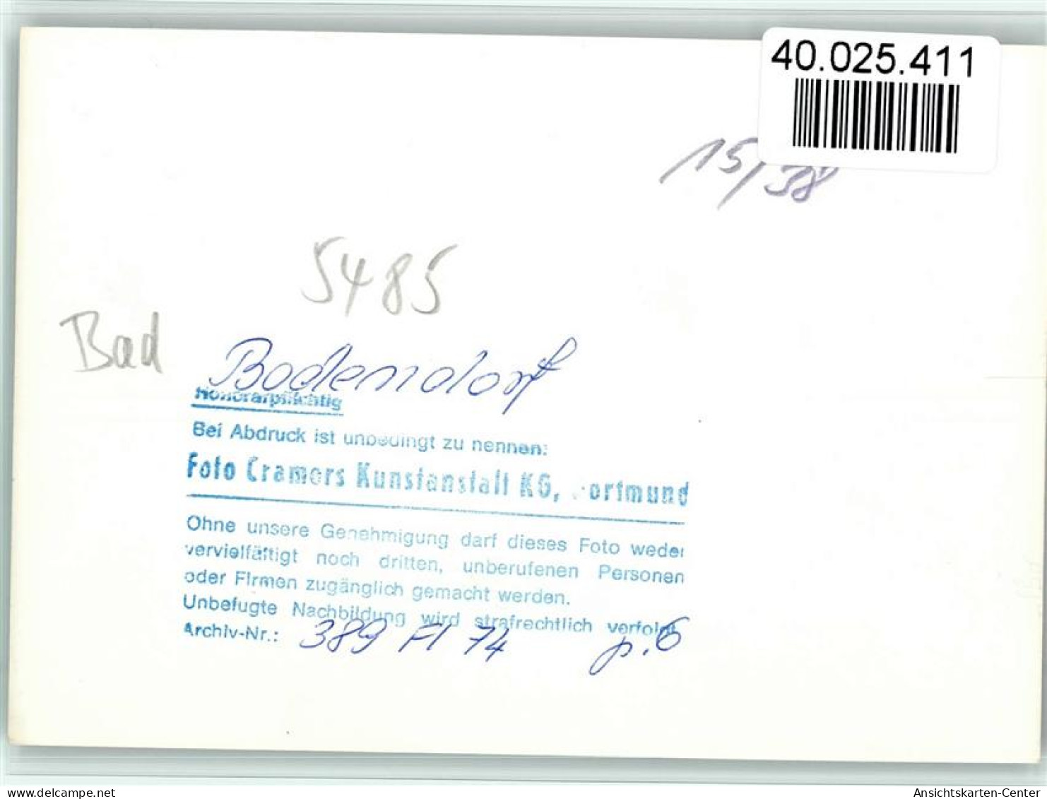 40025411 - Bad Bodendorf - Autres & Non Classés