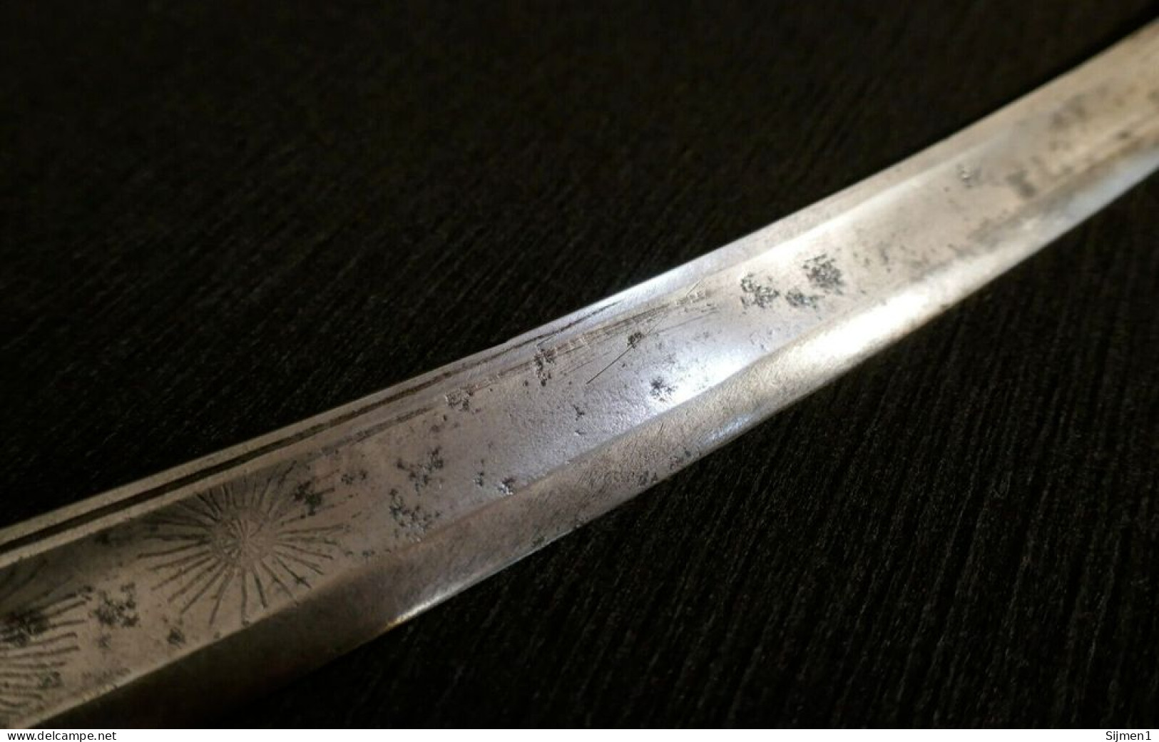 Antique Épée Napoléonienne Ingénieur Pionnier Allemand Sawback Sword 'Putch Sohn' & Fourreau - Armes Blanches