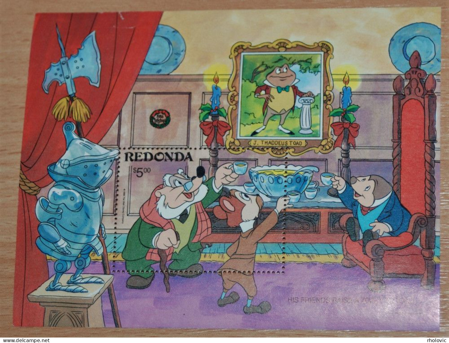 ANTIGUA & BARBUDA REDONDA 1986, Disney, Mi #B37, Souvenir Sheet, MLH* - Disney