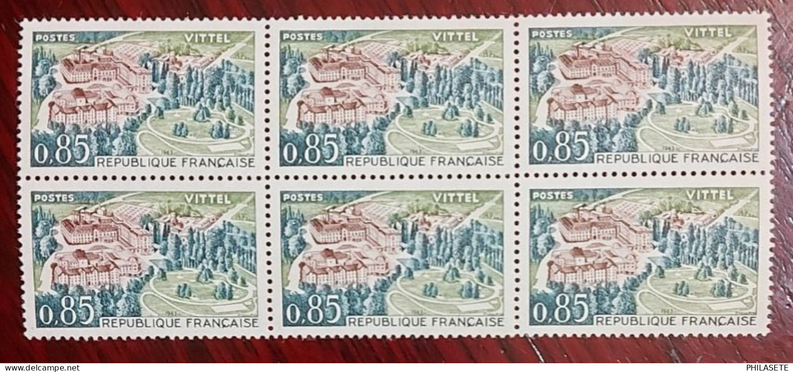 France Bloc De 6 Timbres Neuf** YV N° 1393 Vittel    D - Ongebruikt