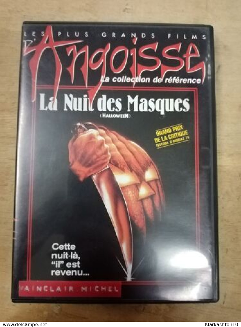 DVD - Angoisse La Nuit Des Masques - Autres & Non Classés