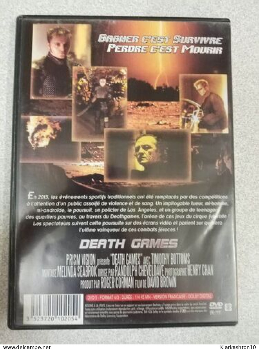 Dvd Film - Death Games - Andere & Zonder Classificatie