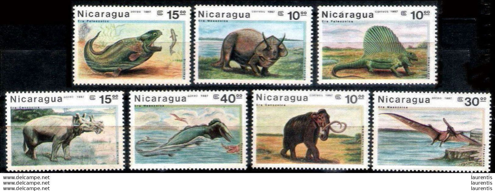 647  Prehistoric Fauna - Nicaragua 1987  - MNH - 2,25 - Préhistoriques