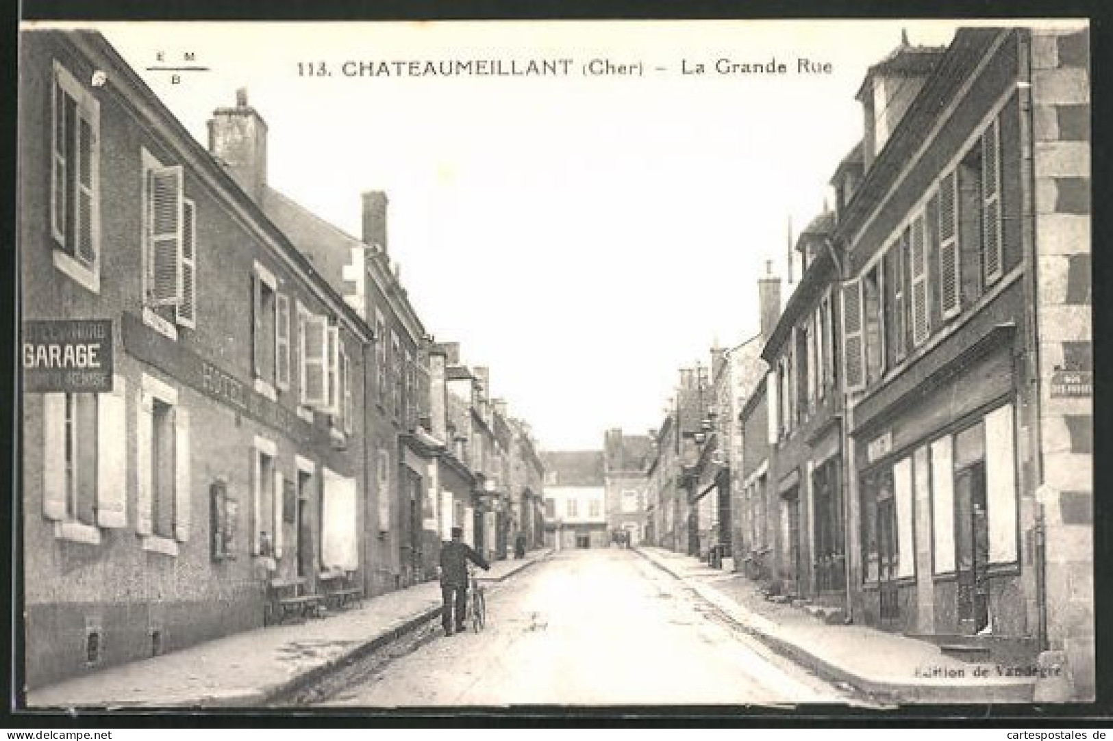 CPA Chateaumeillant, La Grande Rue, Hotel Du Nord  - Sonstige & Ohne Zuordnung