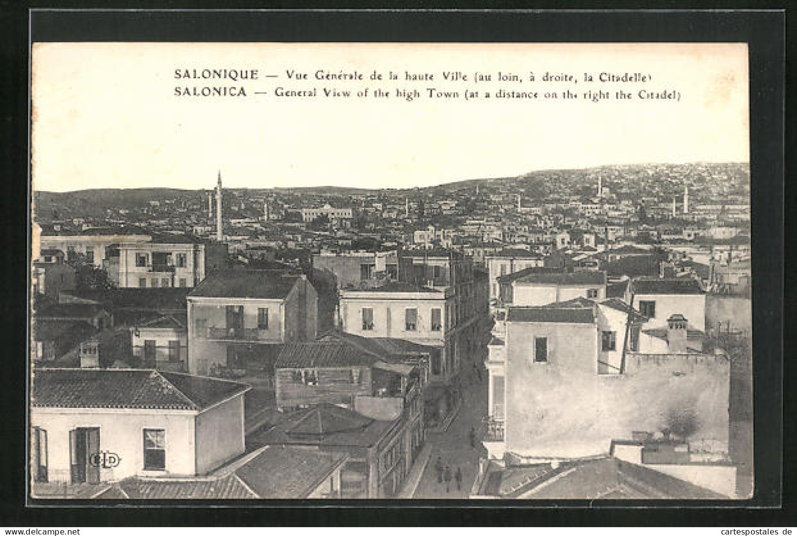 AK Salonique, Vue Générale De La Haute Ville  - Grèce