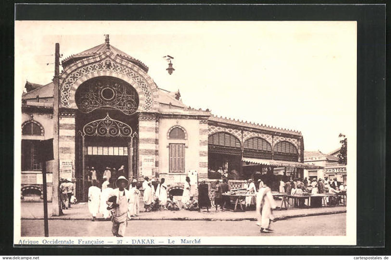 CPA Dakar, Le Marché  - Sénégal