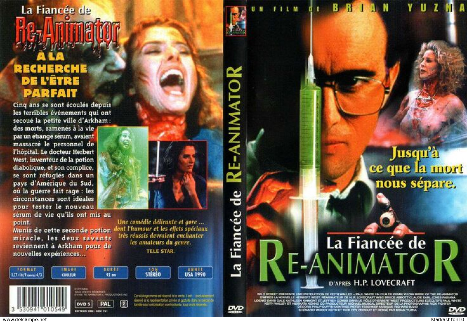 DVD - La Fiancée De Re-Animator - Sonstige & Ohne Zuordnung