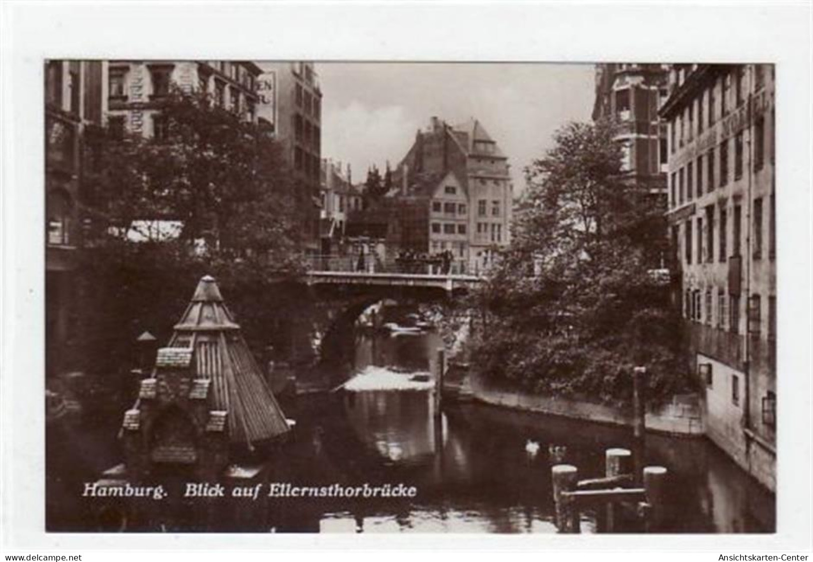 39067411 - Hamburg Mit Blick Auf Ellernsthorbruecke Ungelaufen  Gute Erhaltung. - Sonstige & Ohne Zuordnung