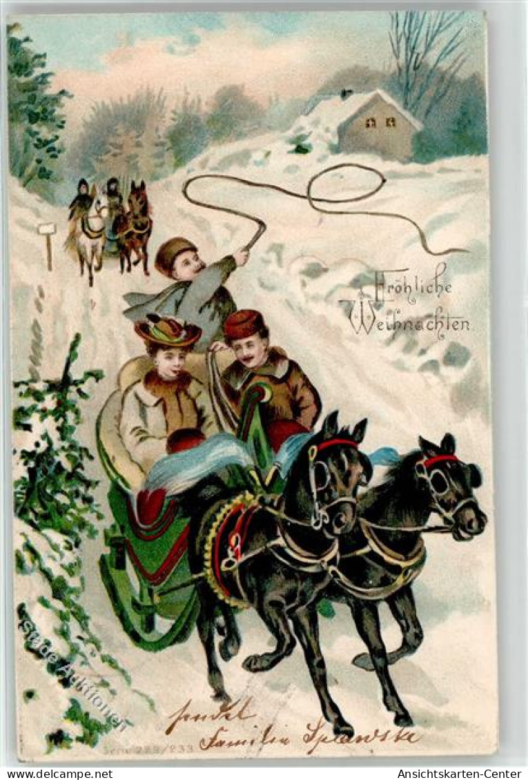 51786911 - Frau Weihnachten - Chevaux