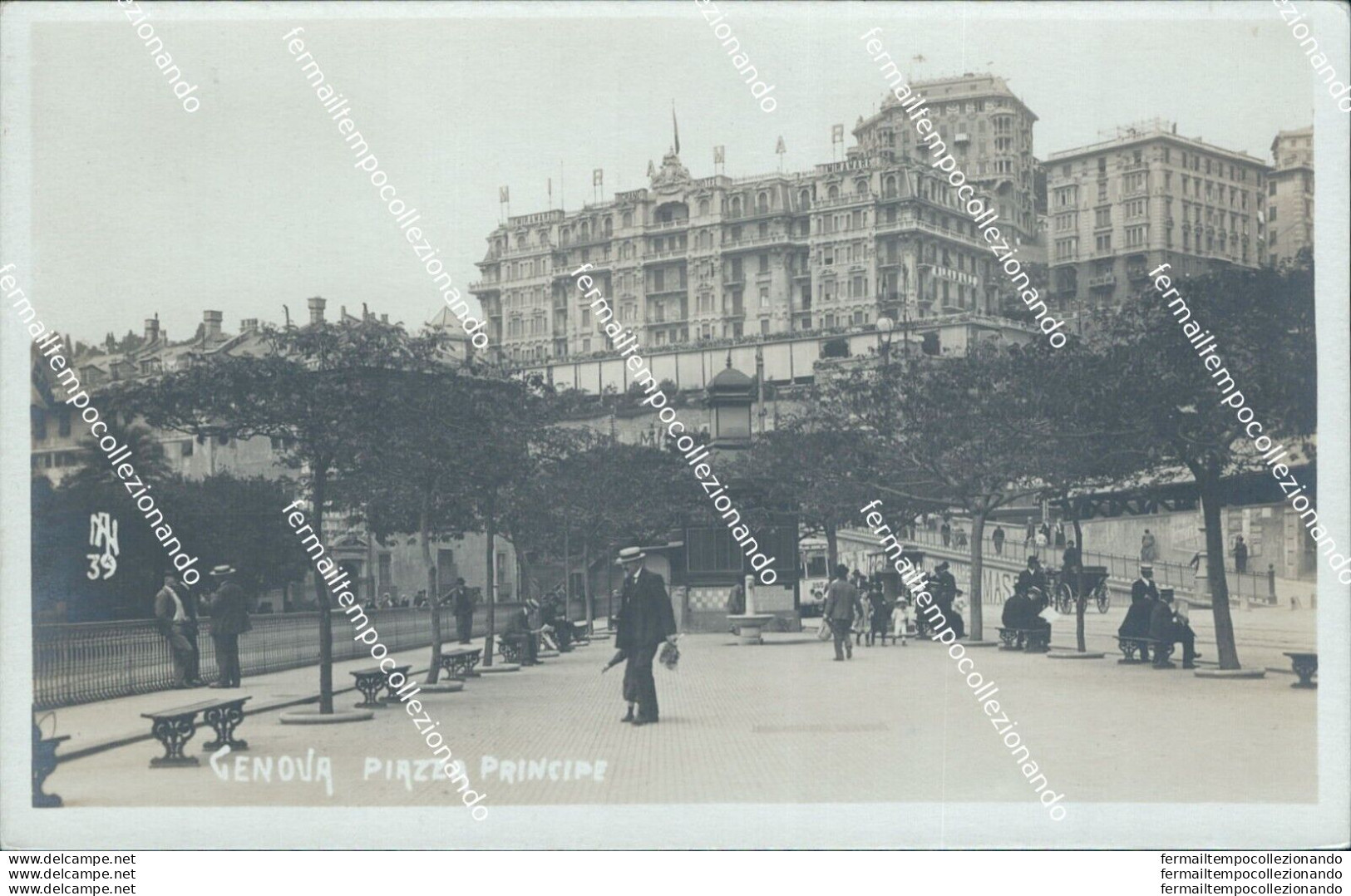 Bt428 Cartolina  Fotografica Genova Citta' Piazza Principe Liguria - Genova (Genua)