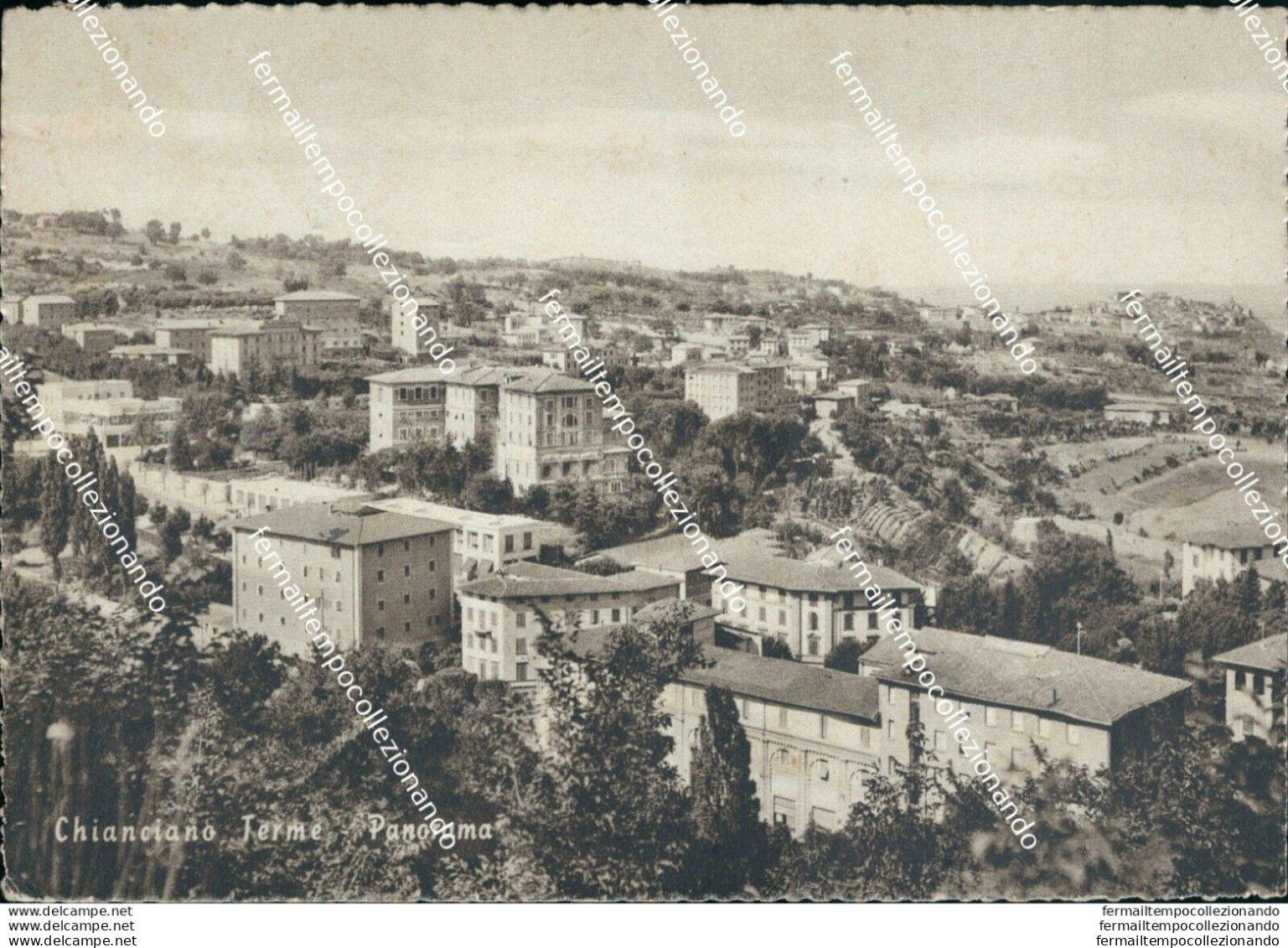 Bu295 Cartolina Chianciano Terme Panorama Provincia Di Siena Toscana - Siena