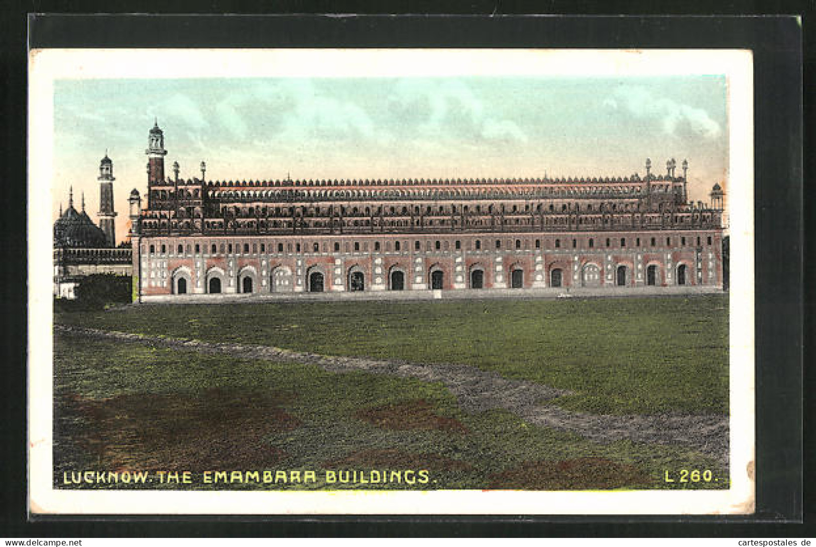 AK Lucknow, The Emambara Buildings  - Indien