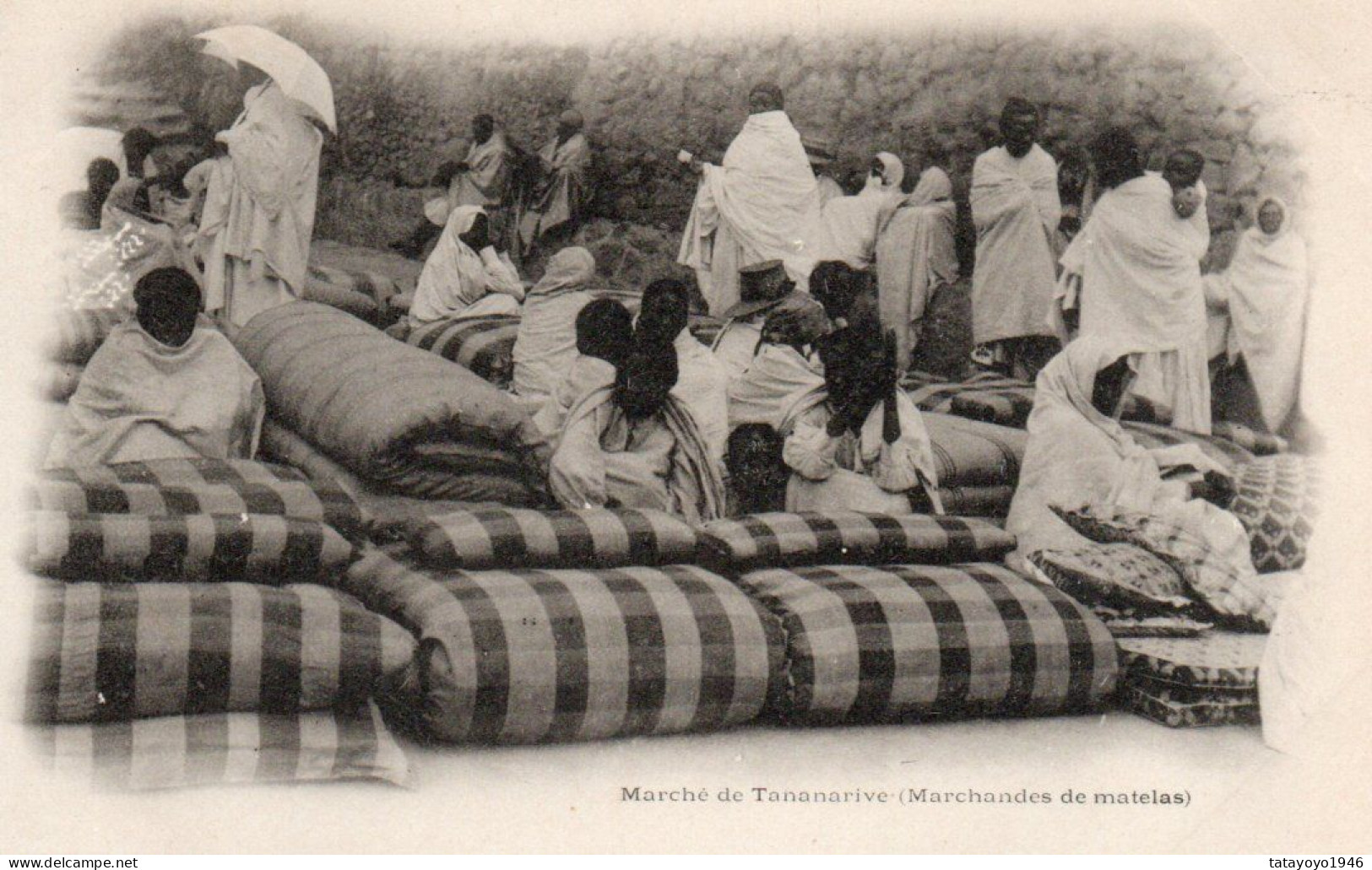 Marché De Tananarive (marchandes De Matelas) N'a Pas Circulé - Madagascar