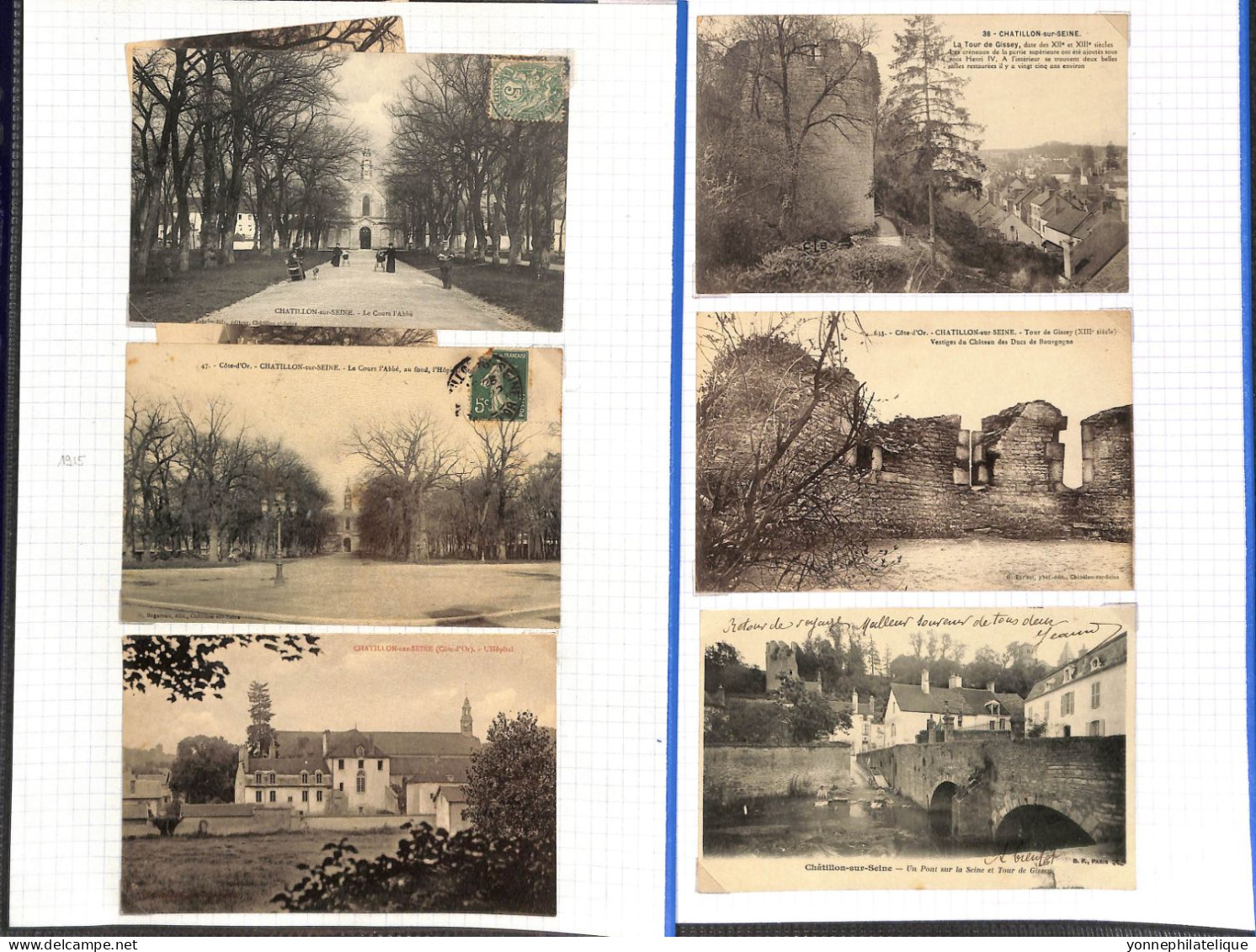 21  - COTE D'OR - CHATILLON SUR SEINE - Collection de 260 cpa -voir tous les scans - A SAISIR -(2404/RIC15)