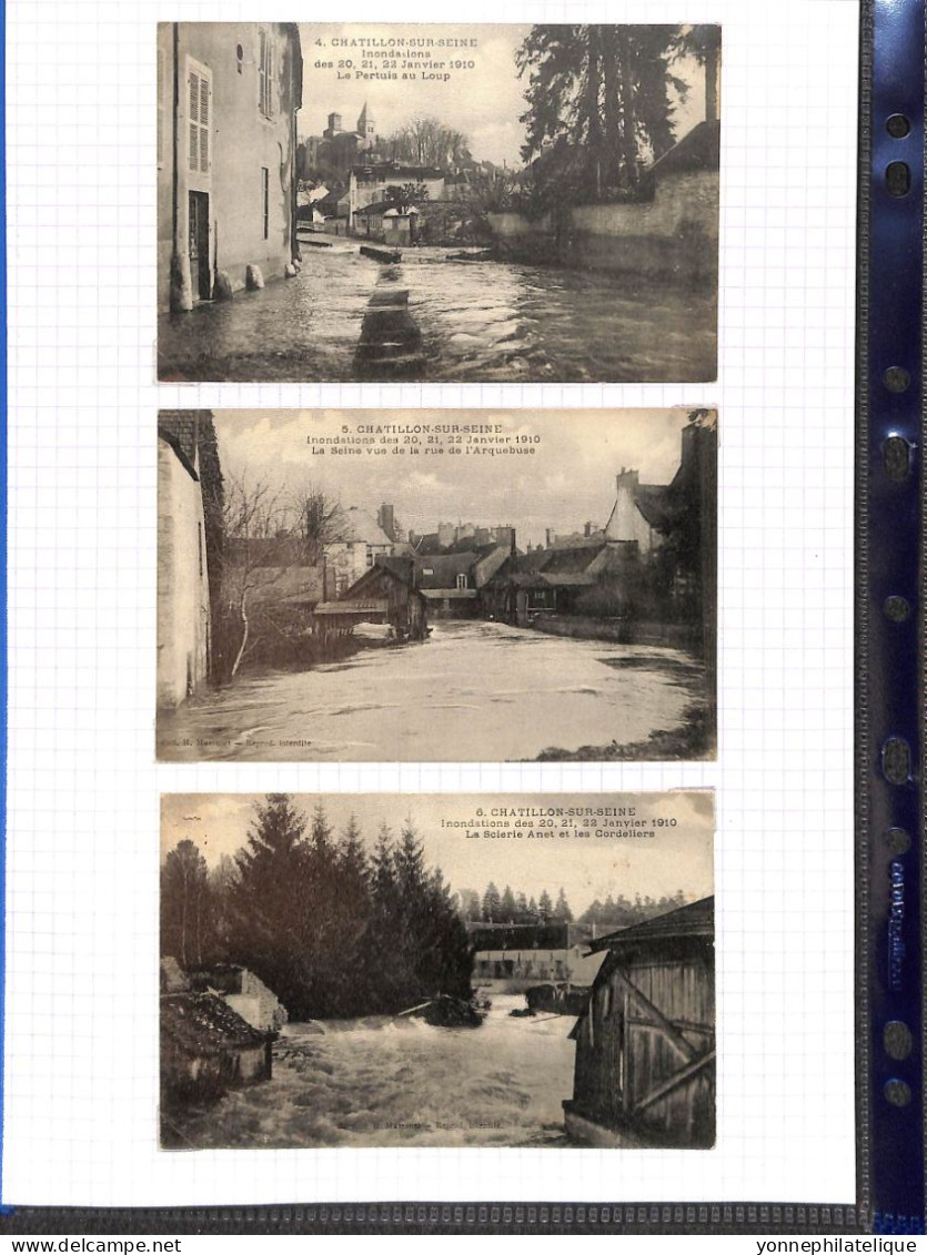 21  - COTE D'OR - CHATILLON SUR SEINE - Collection de 260 cpa -voir tous les scans - A SAISIR -(2404/RIC15)