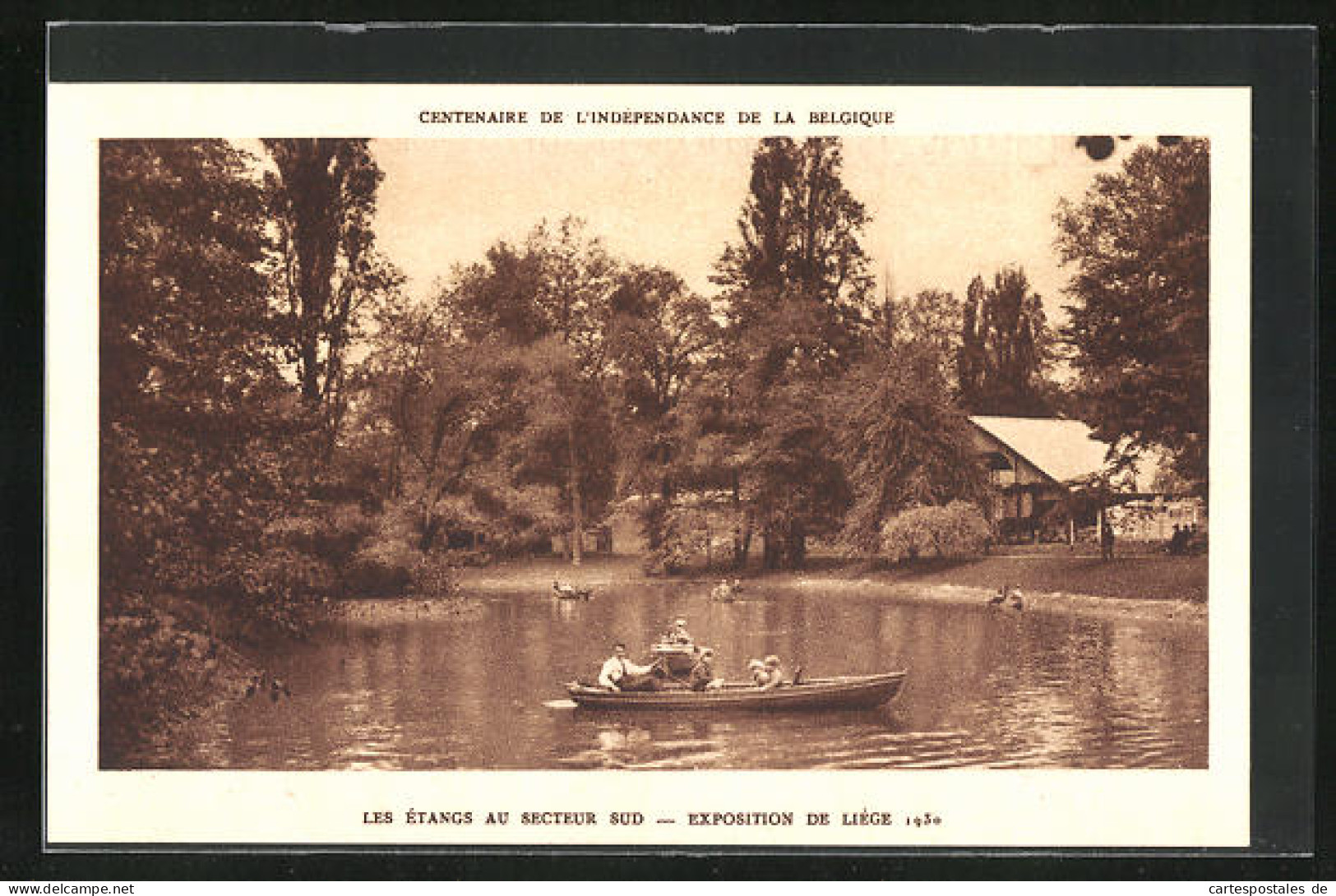 AK Liége, Exposition Internationale 1930, Les Étangs Au Secteur  - Expositions