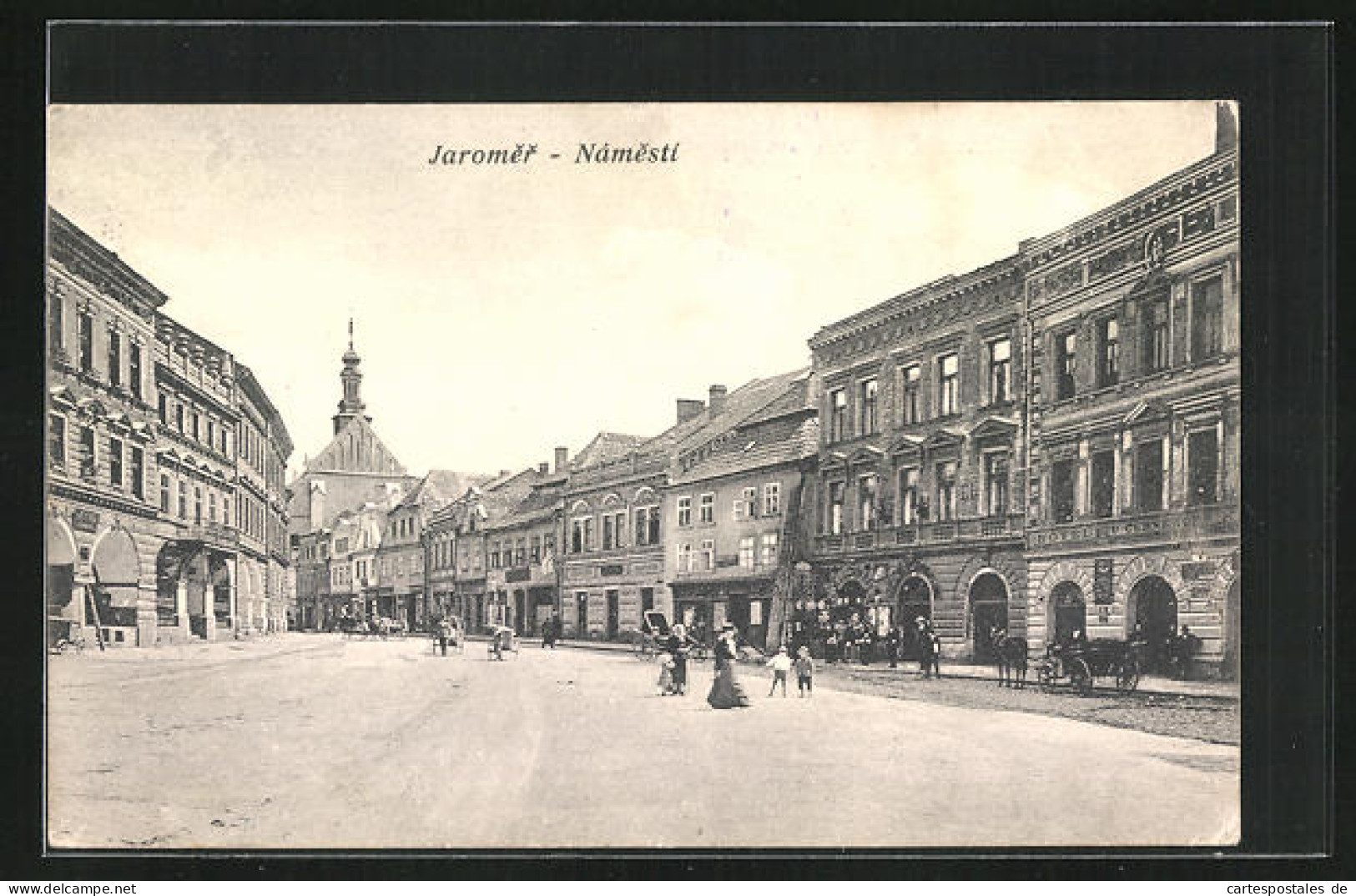 AK Josefstadt / Josefov / Jaromer, Hotel Am Marktplatz  - Tschechische Republik